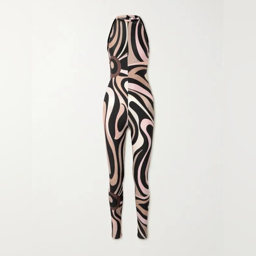EMILIO PUCCI Printed Stretch-Jersey Jumpsuit
